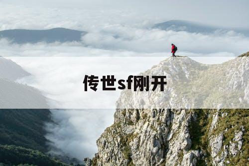 传世sf刚开