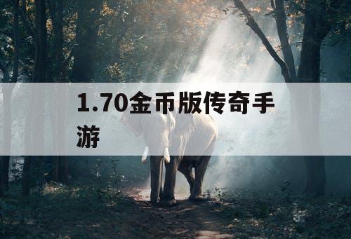 1.70金币版传奇手游 1.70金币版传奇手游