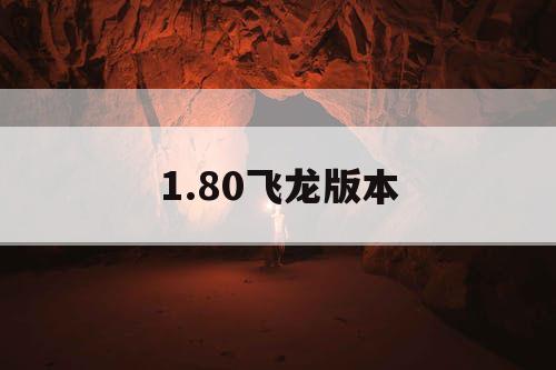 1.80飞龙版本