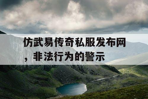 仿武易传奇私服发布网，非法行为的警示