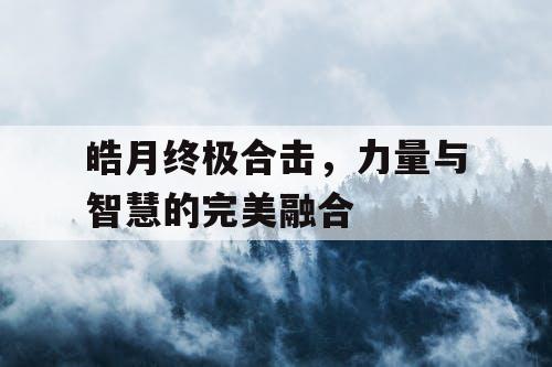 皓月终极合击，力量与智慧的完美融合