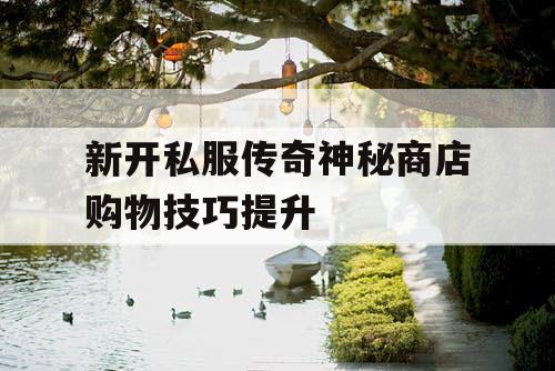 新开私服传奇神秘商店购物技巧提升 新开私服传奇神秘商店购物技巧提升