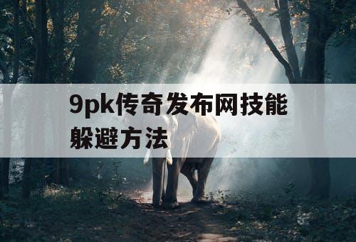 9pk传奇发布网技能躲避方法