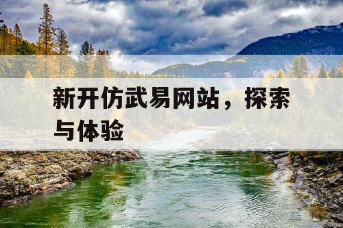 新开仿武易网站，探索与体验