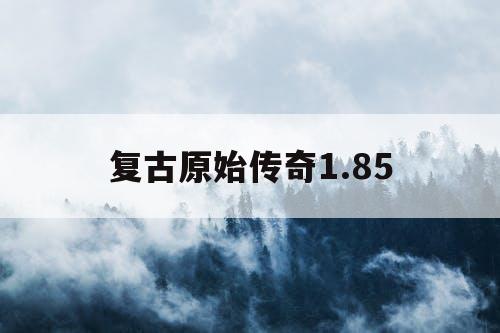 复古原始传奇1.85