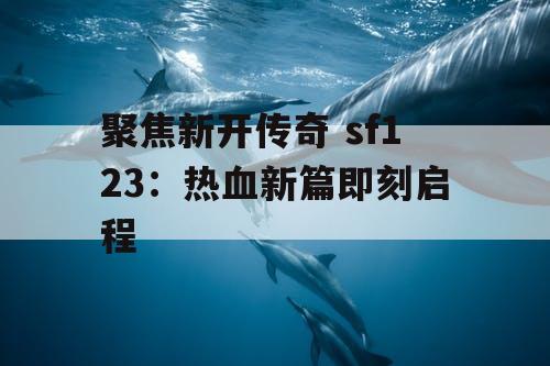 聚焦新开传奇 sf123：热血新篇即刻启程
