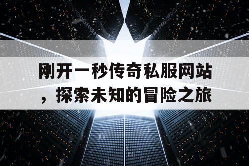 刚开一秒传奇私服网站，探索未知的冒险之旅