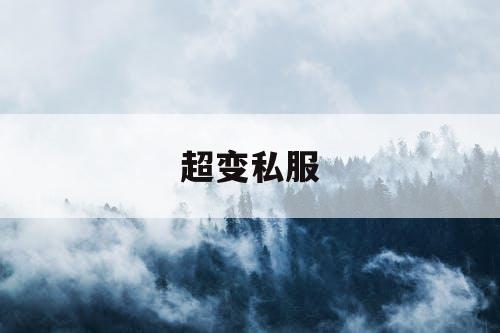 超变私服