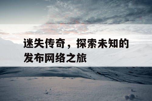 迷失传奇，探索未知的发布网络之旅