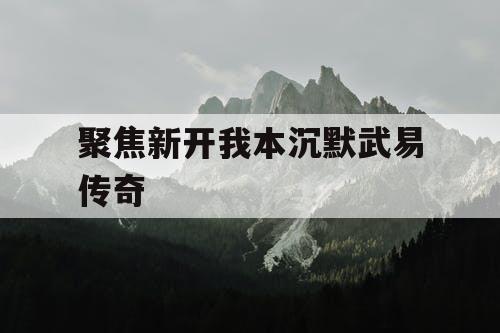聚焦新开我本沉默武易传奇