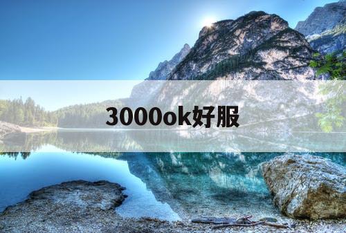 3000ok好服