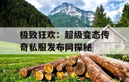 极致狂欢：超级变态传奇私服发布网探秘